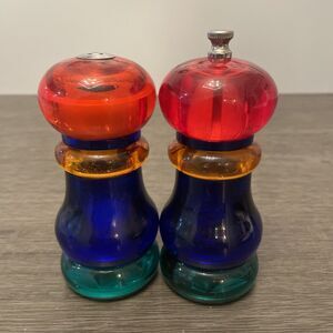 Olde Thompson Salt And Pepper Shakers Fiesta Sunset Vintage Pepper Mill Colorful